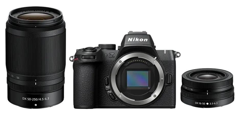 Nikon Z50II + 16-50 DX + 50-250 DX Kamera Sort VOA150K002