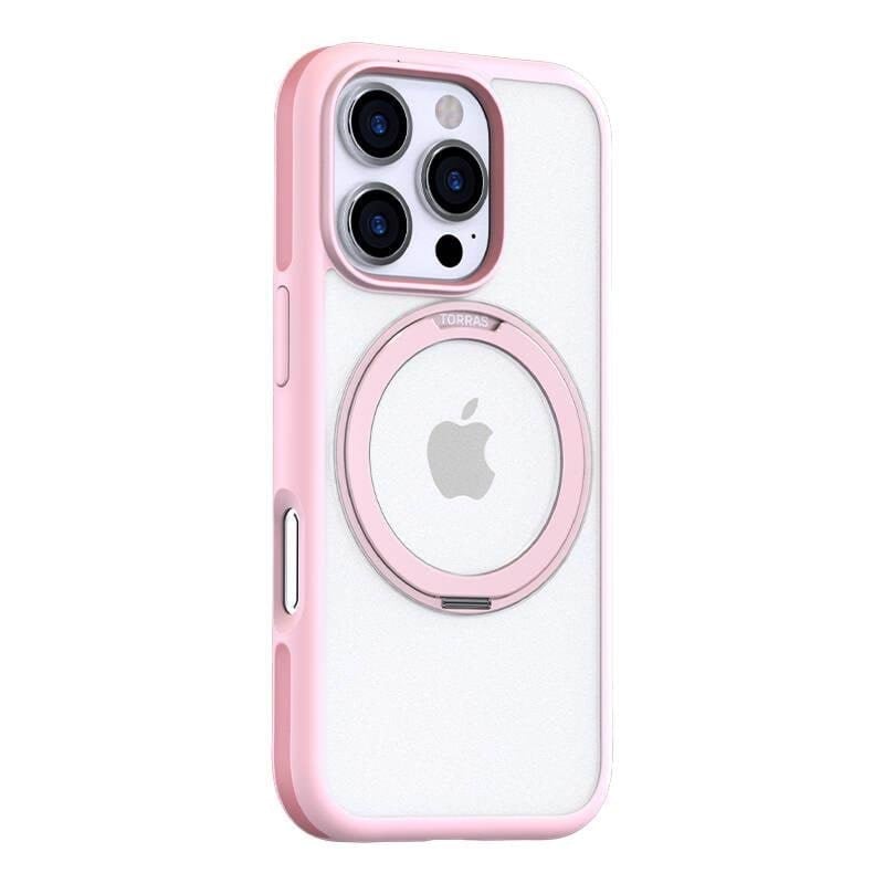 Torras Ostand R Fusion Case for iPhone 16 ProMax (Pink) Mobilcover X00FX1884
