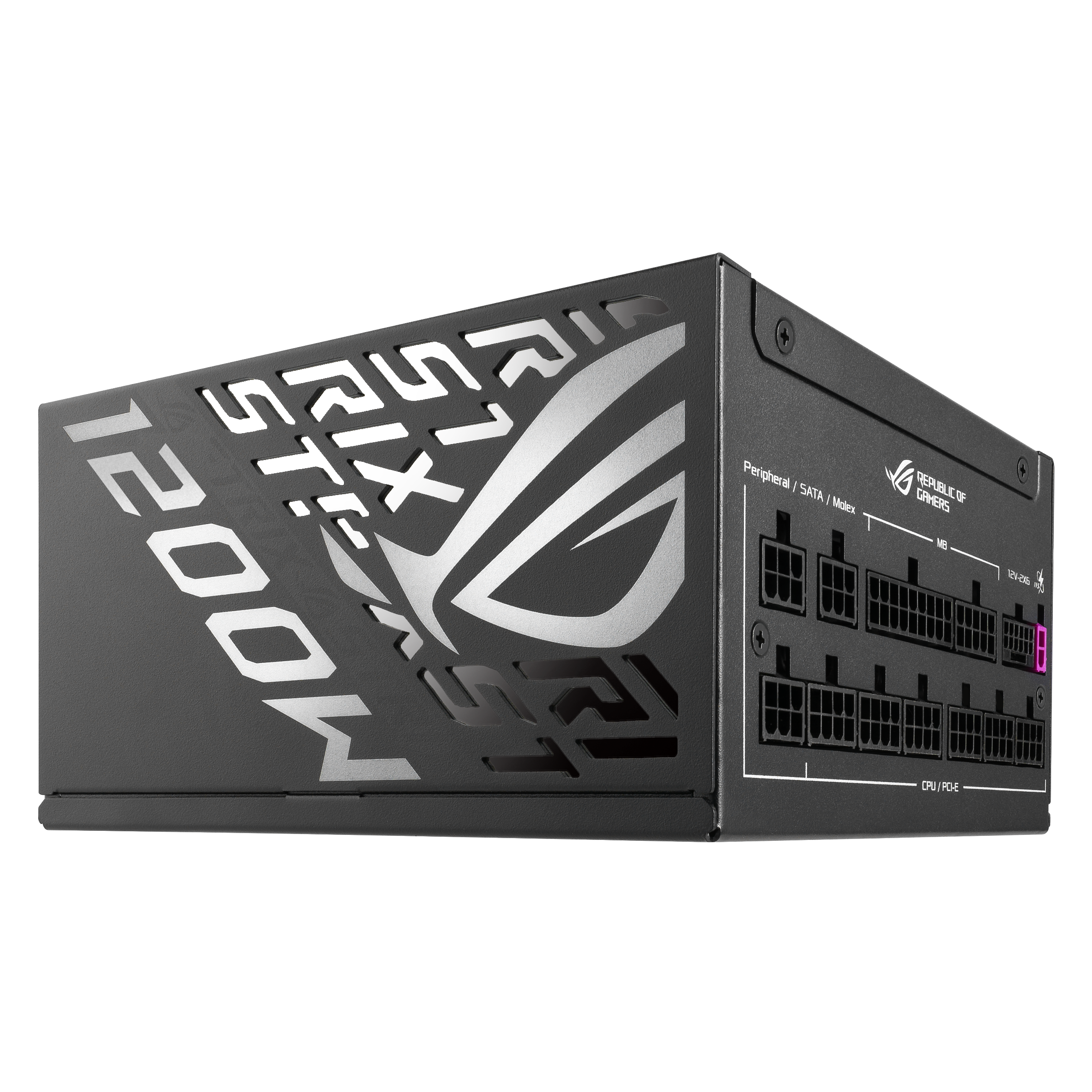 ASUS ROG Strix 1200W Platinum Strømforsyning - 1200 Watt - 135 mm - ATX 3.1 - 80 Plus Platinum certified