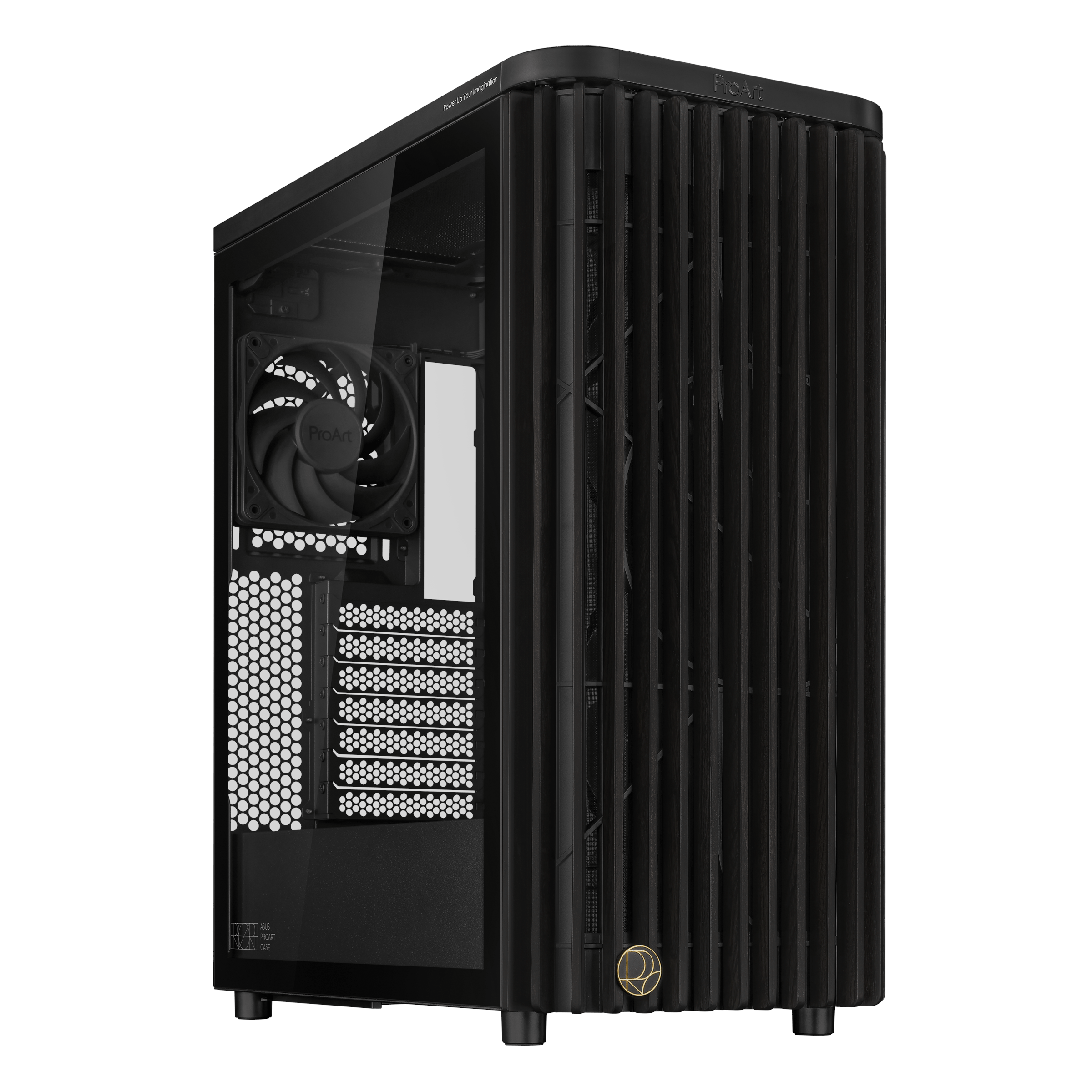 ASUS PROART PA401 Wood TG - Kabinet - Miditower - Sort Kabinet 90DC00M0-B39000