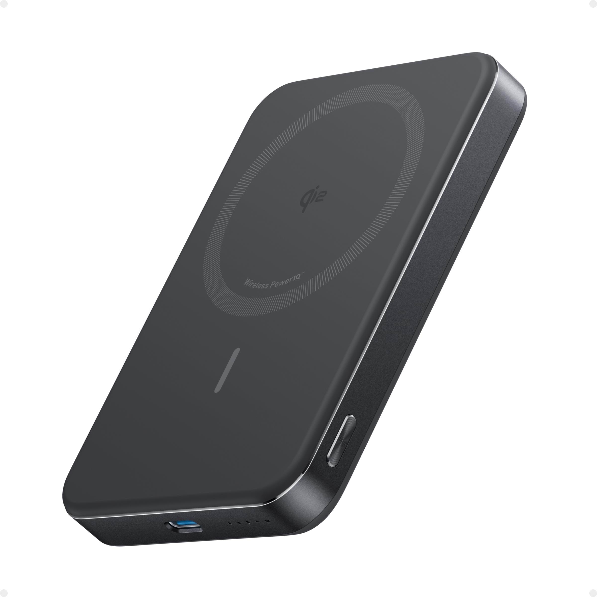 Anker MagGo Power Bank (10K Slim) - Sort - 10000 mAh Powerbank A1664H11