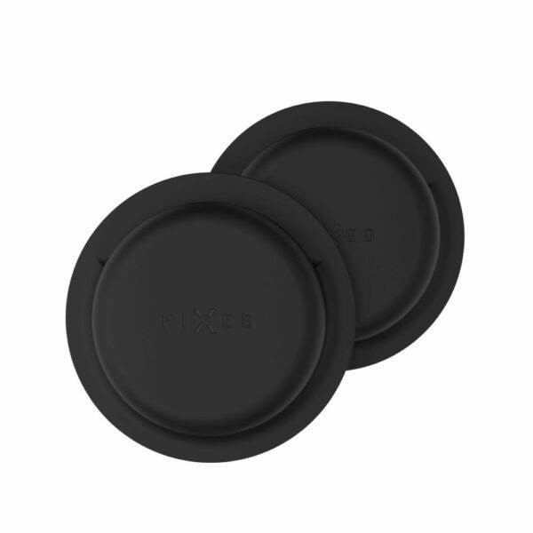 FIXED Silicone sticker case for Apple AirTag - Black Mobilcover FIXSIL3M-756-BK