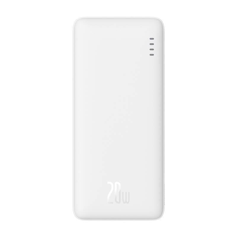 Baseus Airpow 10000mAh 20W powerbank (white) - 10000 mAh Powerbank Hvid PPQD090002