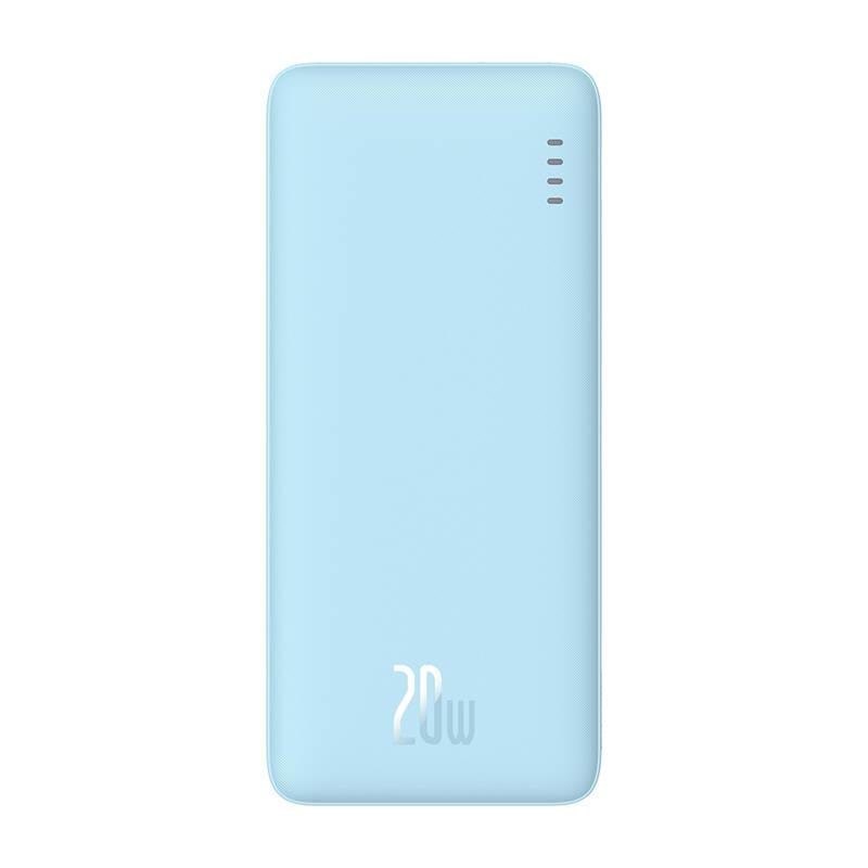 Baseus Airpow 10000 mAh 20W powerbank (blue) - 10000 mAh Powerbank Blå P10022801313-00
