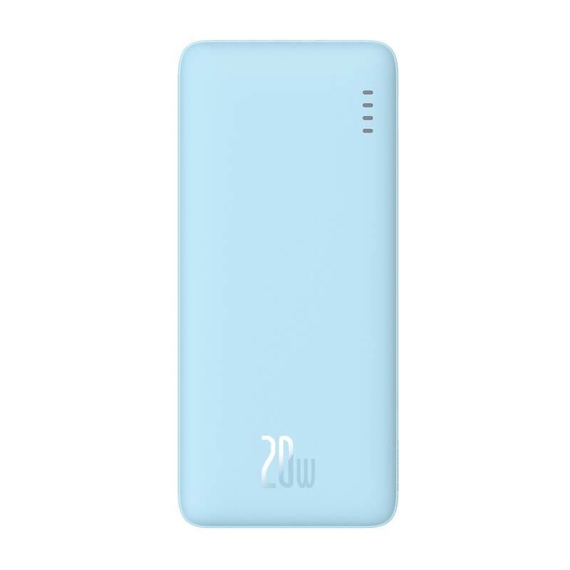 Baseus Airpow 20000mAh 20W powerbank (blue) - 20000 mAh Powerbank Blå P10022804313-00