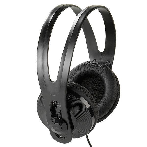 Vivanco Over-Ear TV-headphone 5m cable 3.5/6.3mm - Black Hovedtelefoner Og Headset Sort 4008928365030