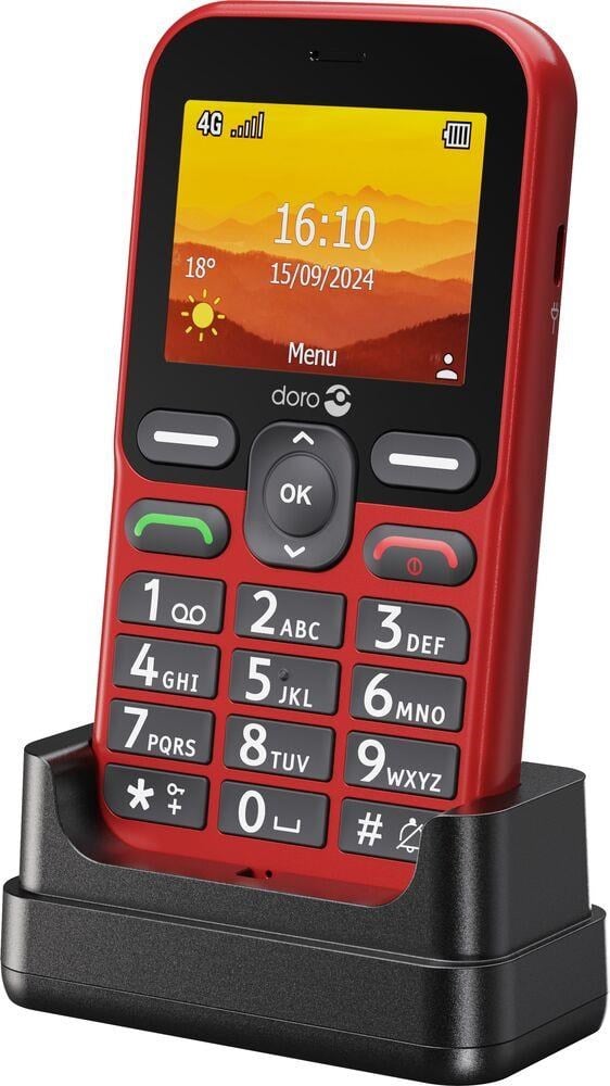 Doro Leva L11 4G - Red Mobiltelefon Rød 8756