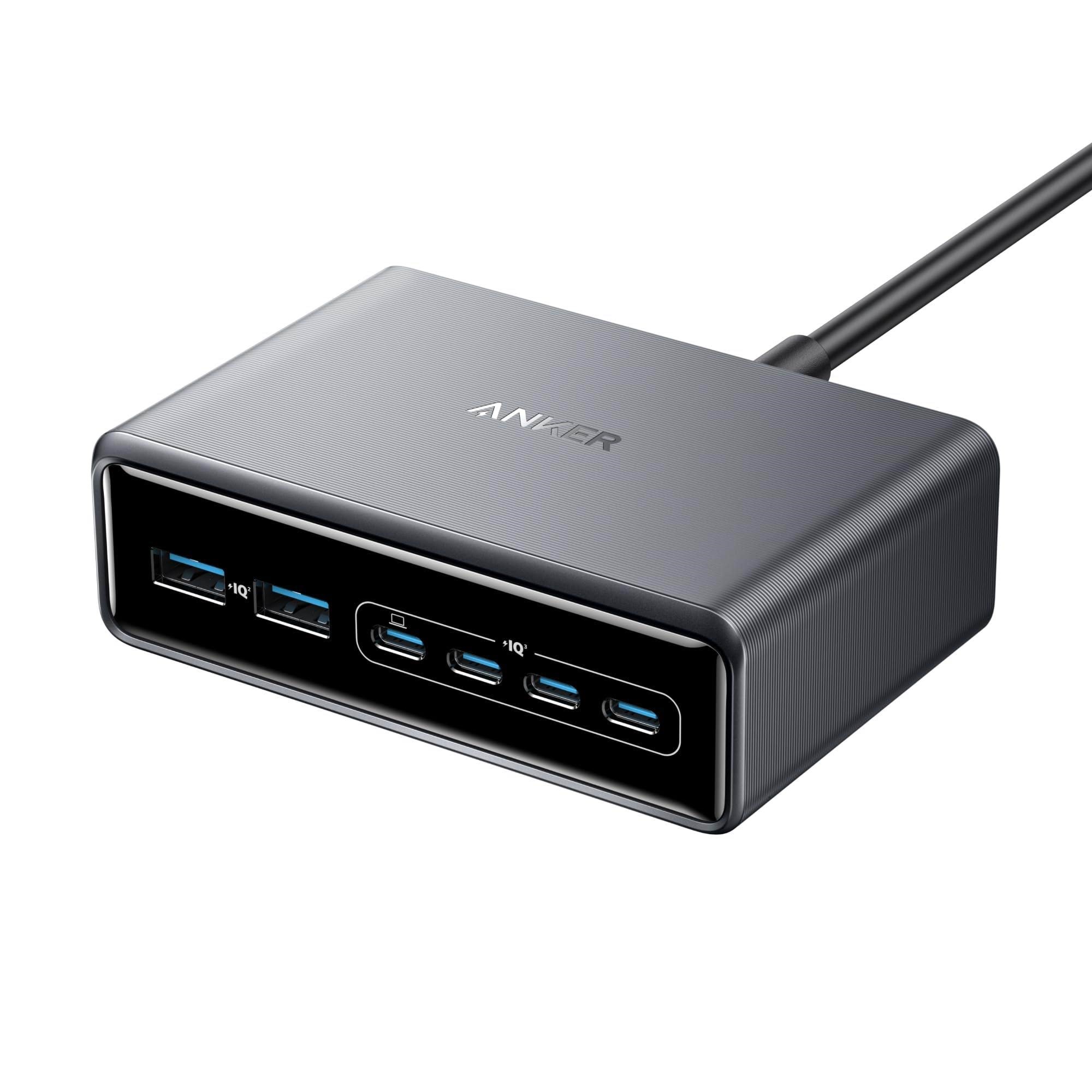 Anker Prime Charger (200W 6 Ports GaN) Mobil Oplader A2683341