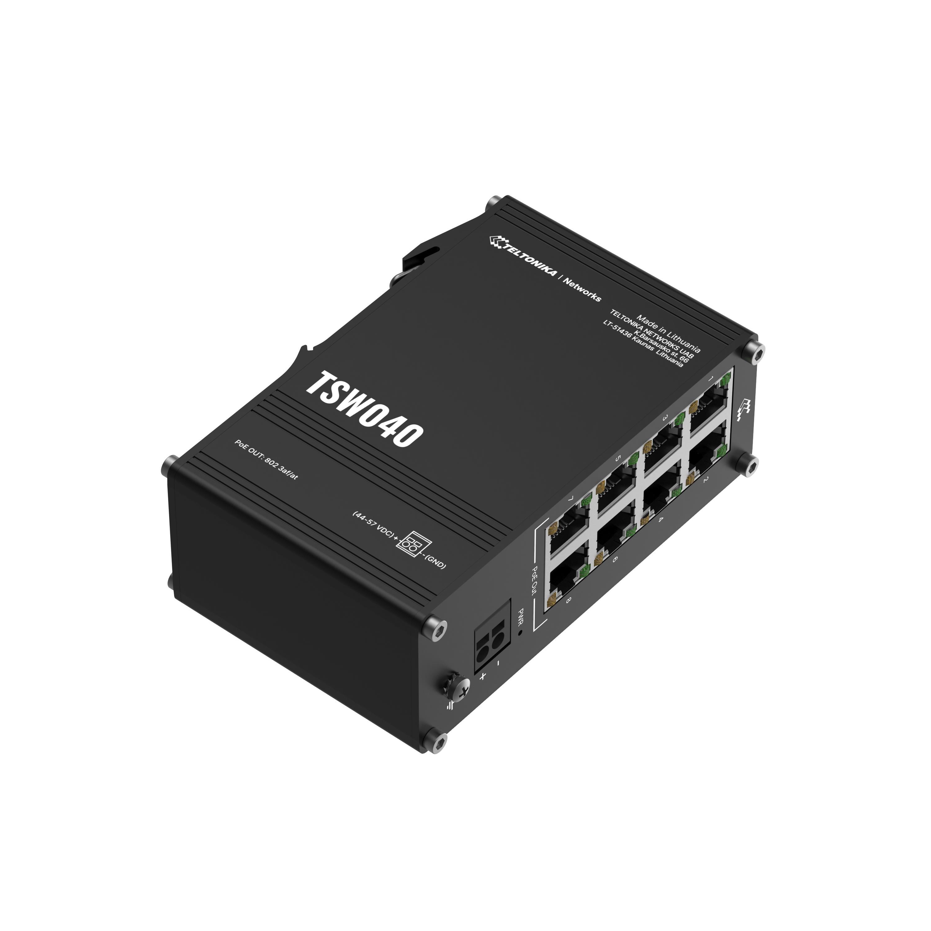 Teltonika TSW040 8-Port PoE+ Switch Switch TSW040000000