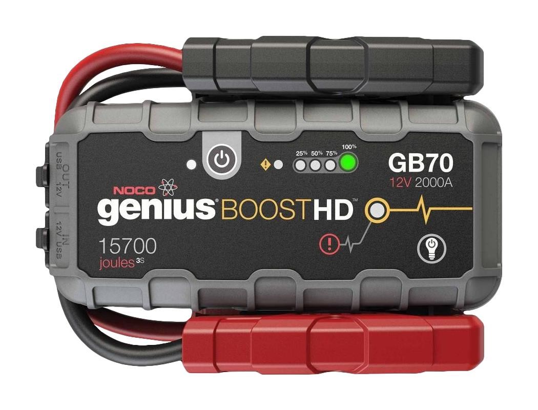 NOCO GB70 Boost 12V 2000A Jump Starter Powerbank Biltilbehoer