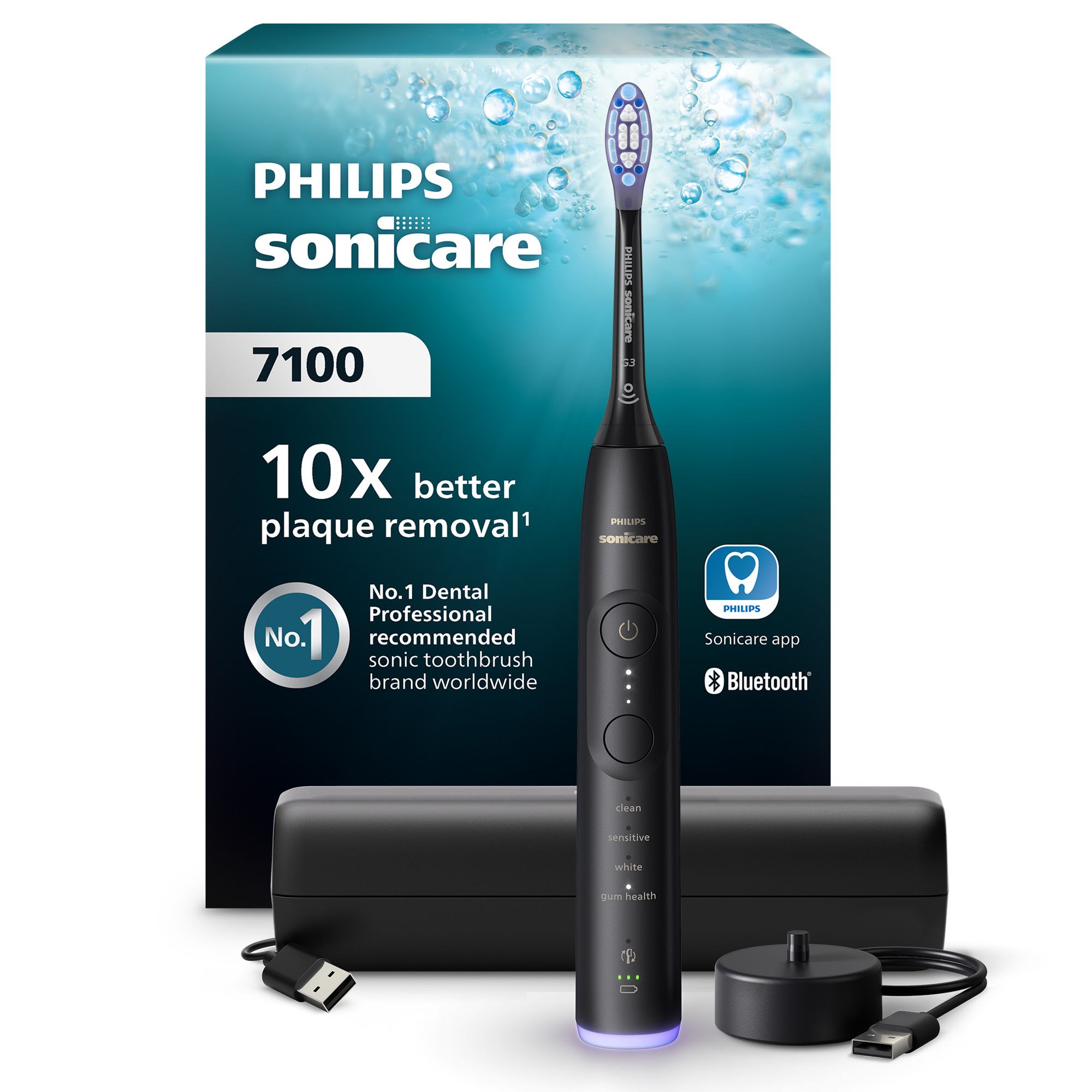 Philips Eltandbørste Sonicare 7100 series HX7421/01 black El Tandbørste