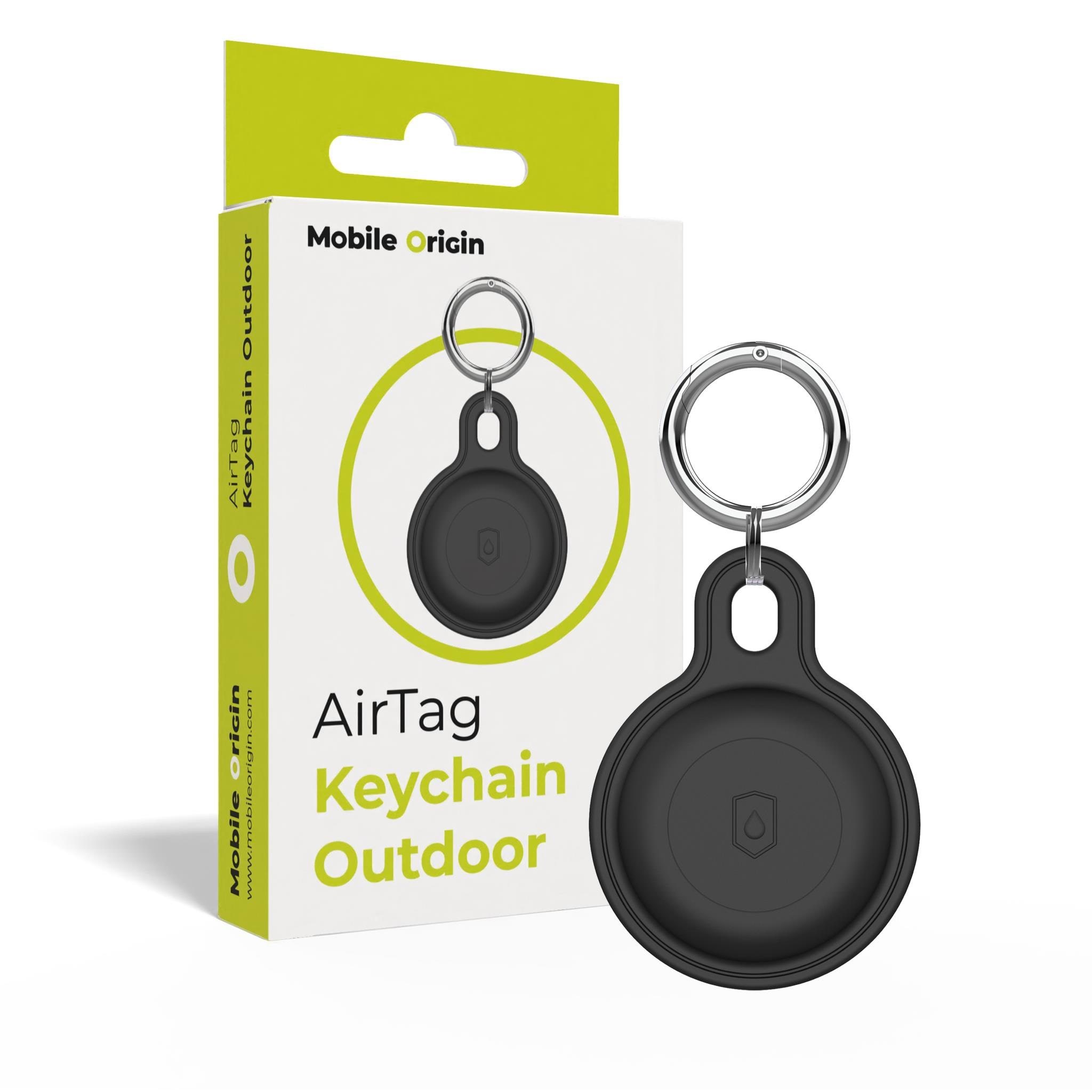 Mobile Origin AirTag Outdoor KeyChain - black Mobil Tilbehør FRL-ATOD-BLK