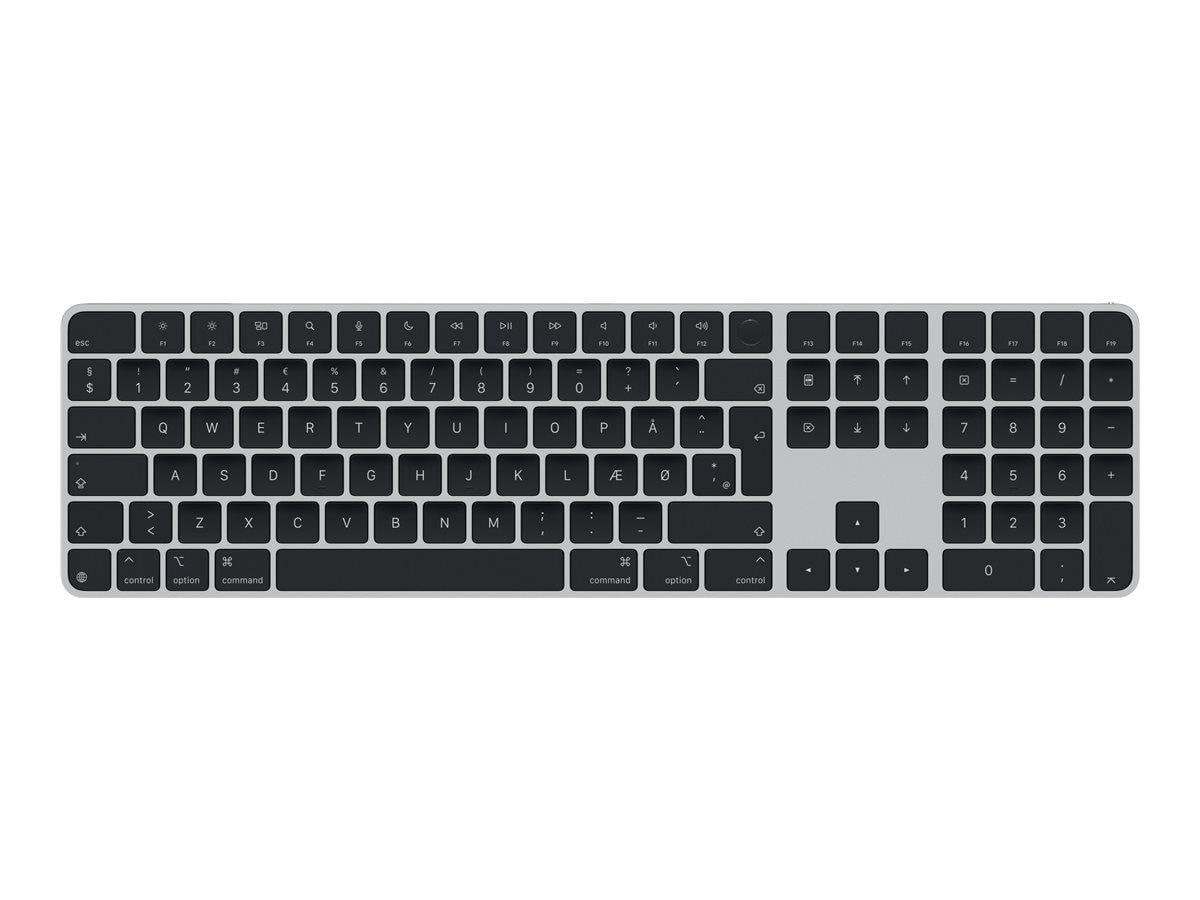Apple Magic Keyboard with Touch ID and Numeric Keypad - Tastatur - Dansk - Sort