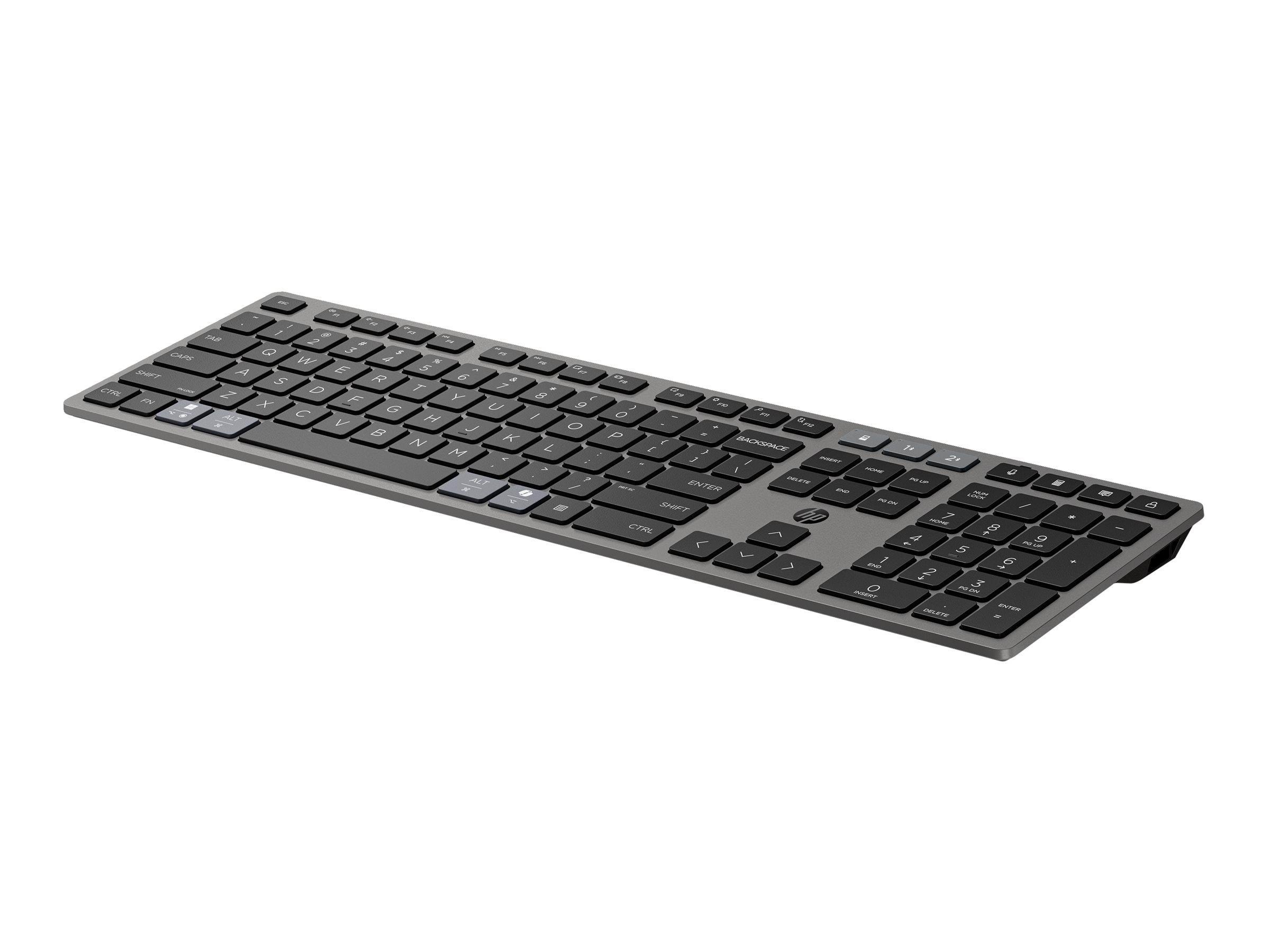 HP 725 - Tastatur - Dansk - Grå Tastatur 9T5B2AA#UUW