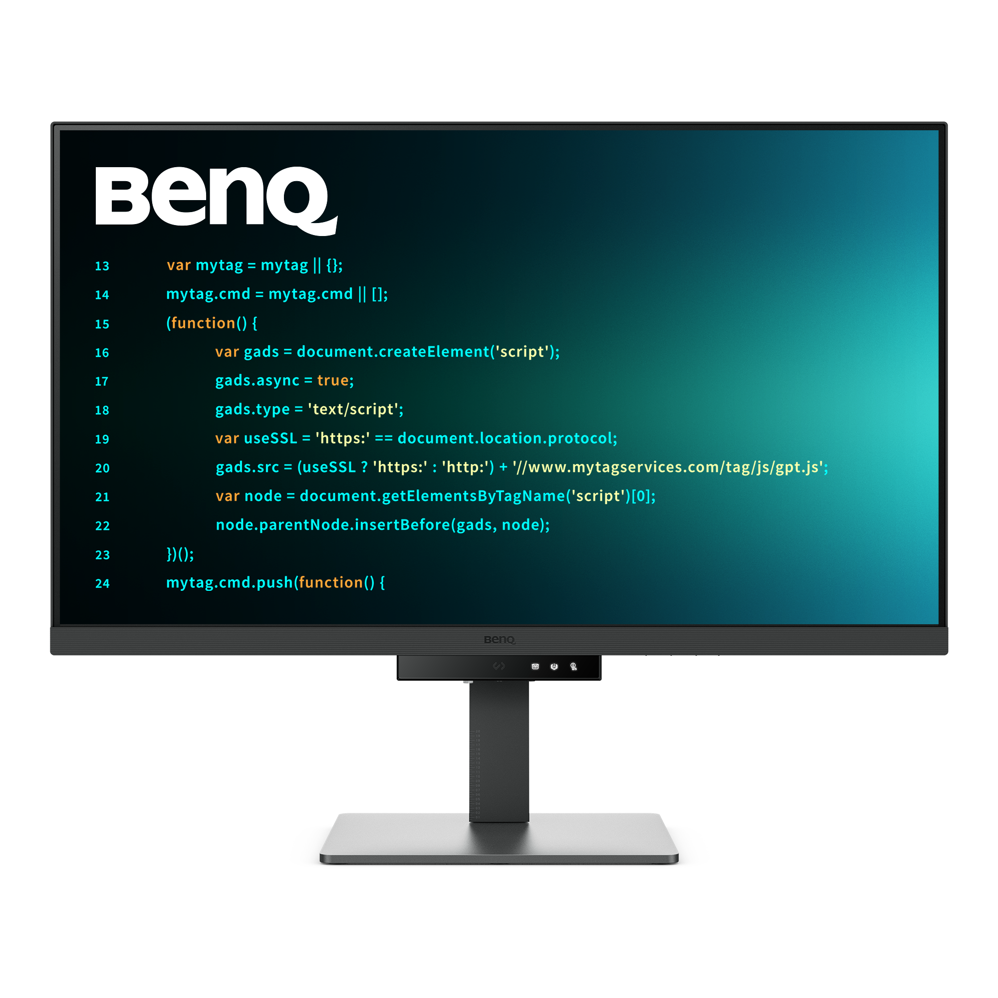 32" BenQ Programming RD320U - 3840x2160 (4K) - 60Hz - IPS - 90W USB-C - KVM switch Computerskærm Black 9H.LMSLA.TBE