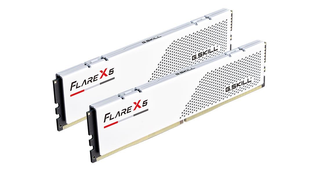 G.Skill Flare X5 DDR5-6000 - 32GB - CL28 - Dual Channel (2 pcs) - AMD EXPO & Intel XMP - Hvid