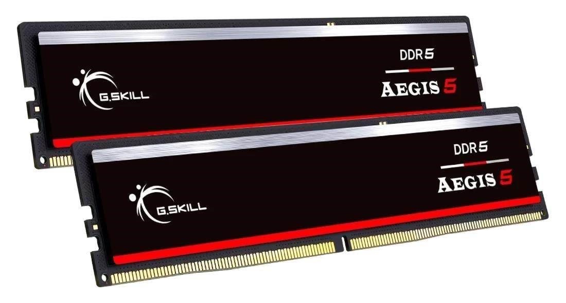 G.Skill AEGIS DDR5-6000 - 32GB - CL36 - Dual Channel (2 pcs) - AMD EXPO & Intel XMP - Sort Ram F5-6000J3636F16GX2-IS