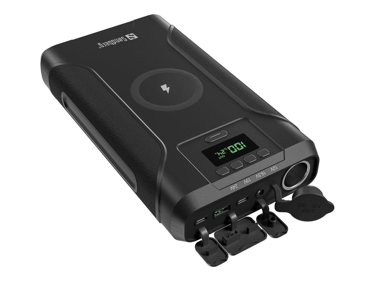 Sandberg Survivor Powerbank 7in1 76800 - 76800 mAh Powerbank Sort 421-15
