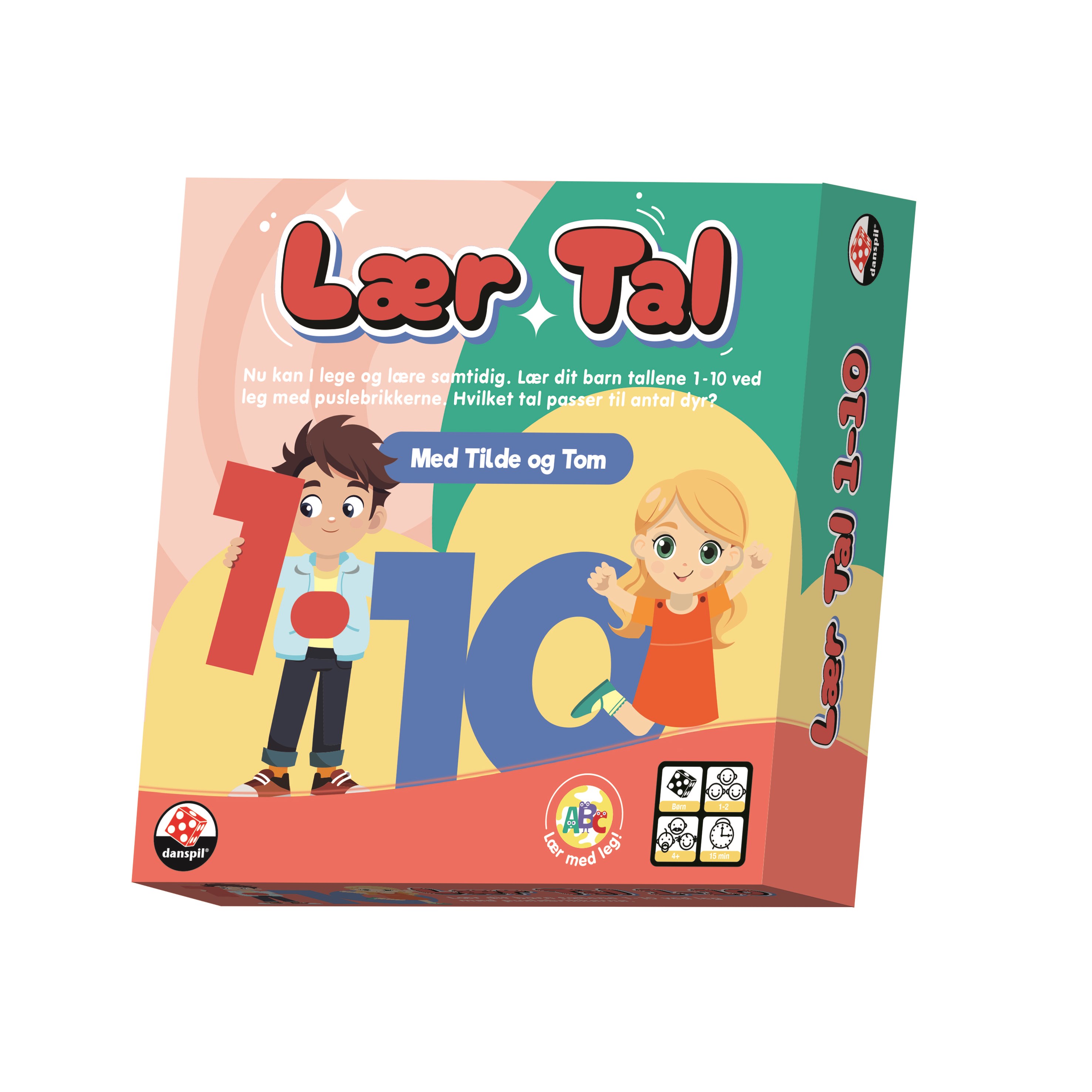 Danspil Lær Tal Brætspil 101010
