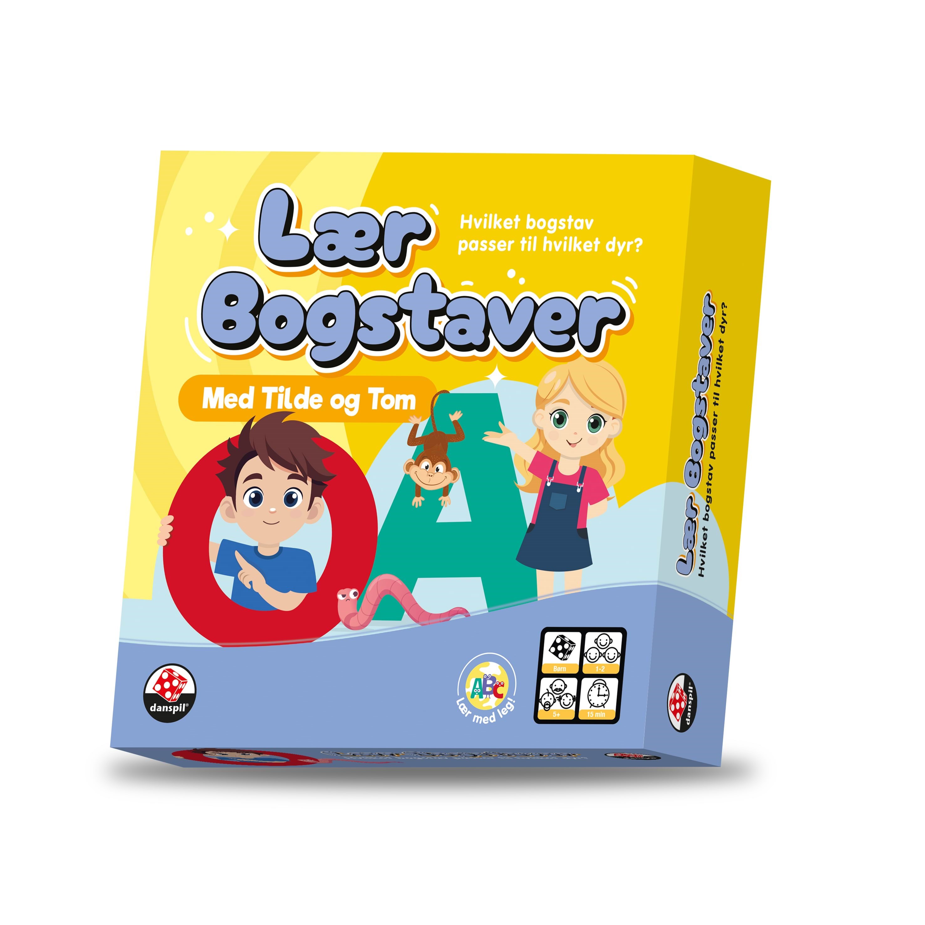 Danspil Lær Bogstaver Brætspil 101014