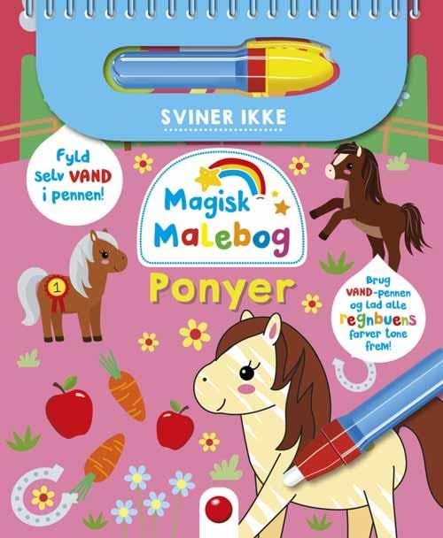 Magisk malebog: Ponyer - Hobby Hobby 9788772059075
