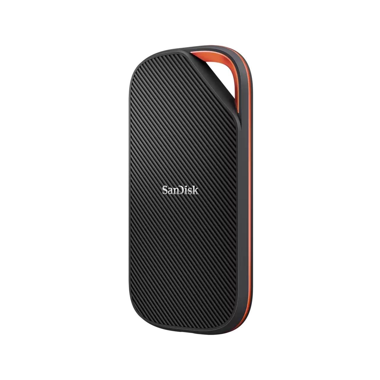 SANDISK Extreme PRO USB4 SSD - 2TB - Grå - Ekstern SSD - USB4 Ssd Harddisk SDSSDE82-2T00-G25