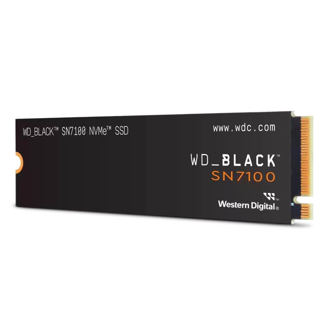 SANDISK WD Black SN7100 SSD - 1TB - PCIe 4.0 - M.2 2280 Ssd Harddisk Sort WDS100T4X0E-00CJA0