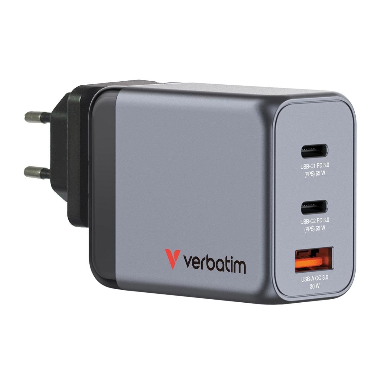 Verbatim power adapter - GaN - 65 Watt Mobil Oplader 32201