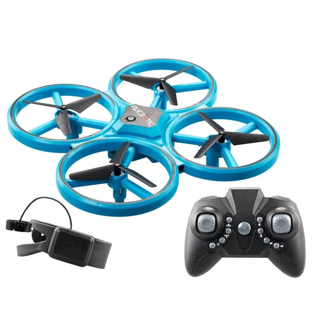 Silverlit Flybotic Flashing Drone Blue Fjernstyret Bil 84600