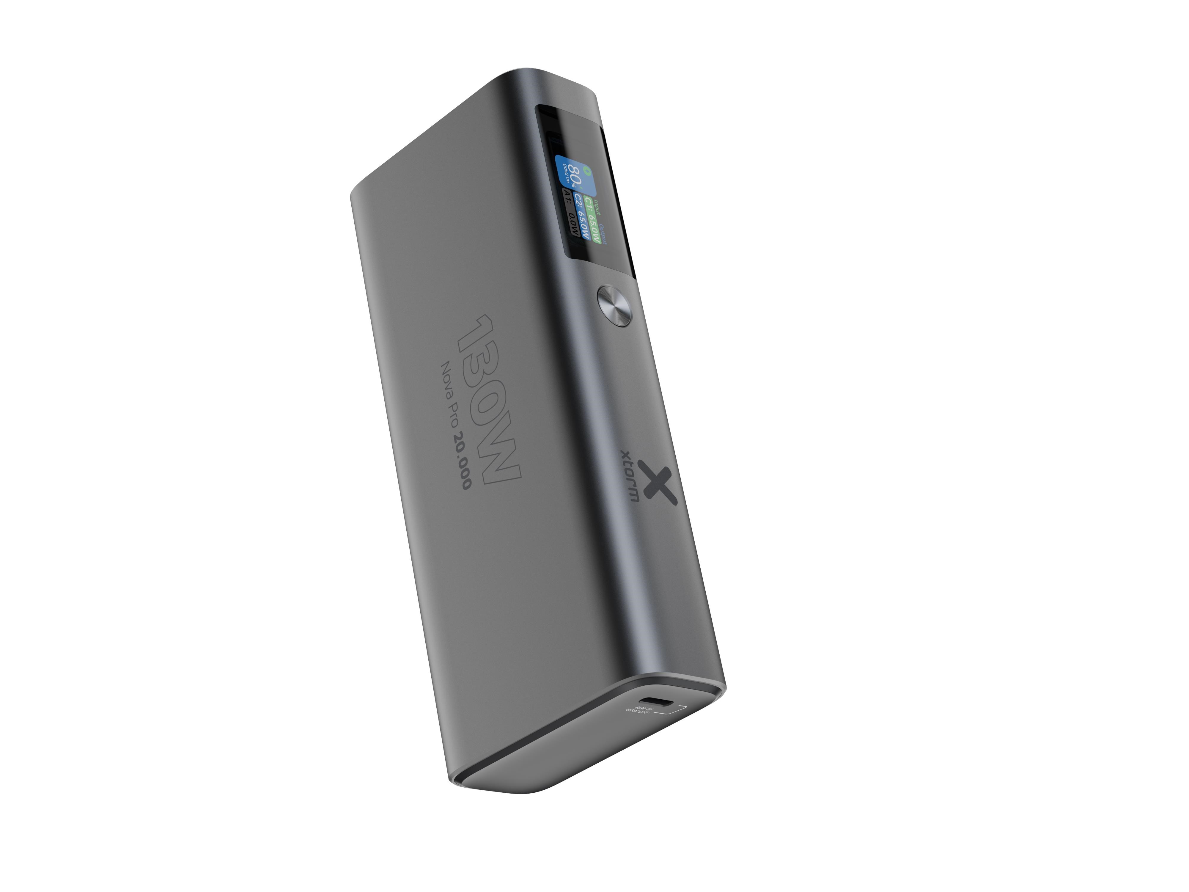 Xtorm 130W Nova Pro - 20000 mAh Powerbank Grå XNP200