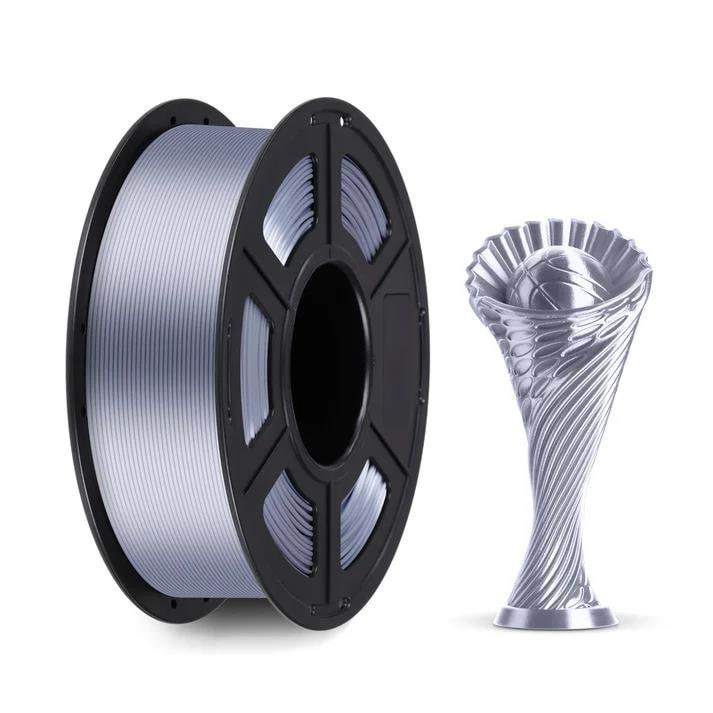 ANYCUBIC PLA Silk 1.75 mm 1 KG Silver 3d Filament HSCSL-102