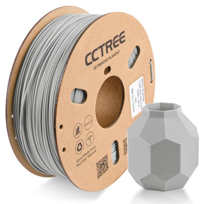 CCTree PETG 1.75mm 1 kg Grey 3d Filament ACPGG22