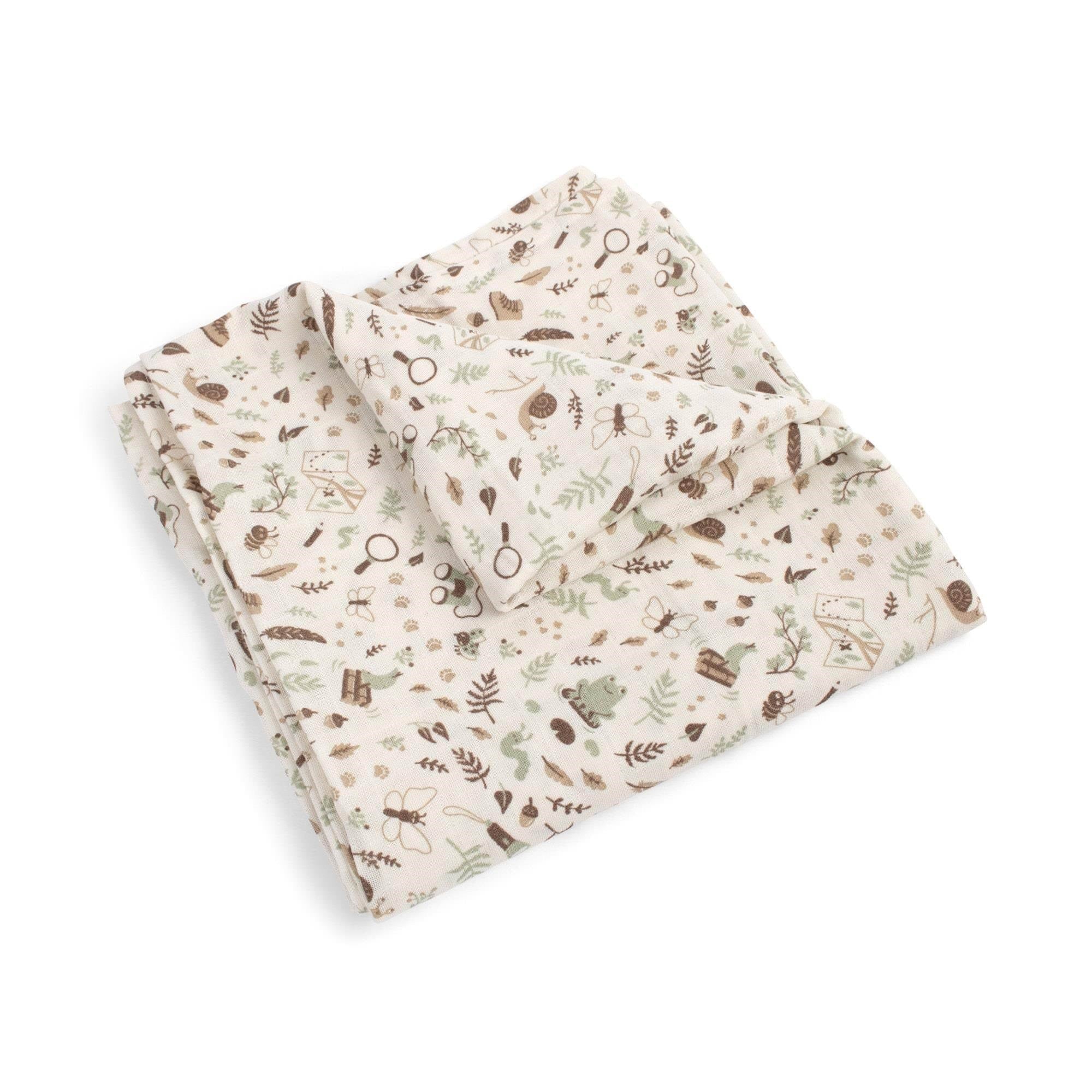 Filibabba Stor stofble / svøb 120x120 cm GOTS - Little Wonders Babyudstyr FI-03360