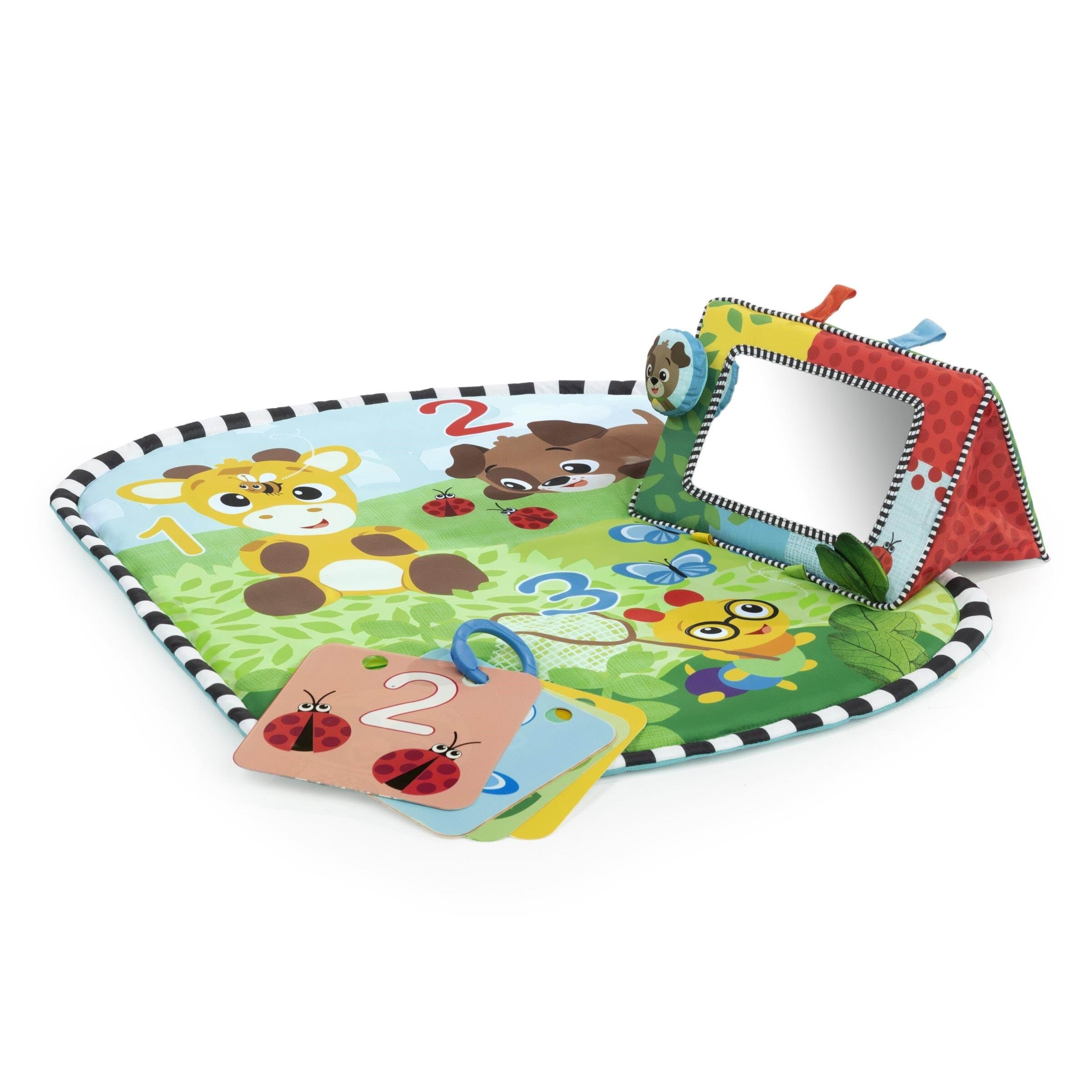 Baby Einstein Discovery Garden Tummy Time Mat & Mirror Babylegetøj BE-16788