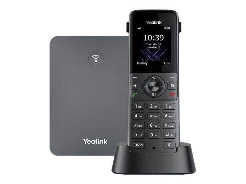 Yealink W73P - cordless VoIP phone with caller ID - 3-way call capability Stationær Telefon 1302022