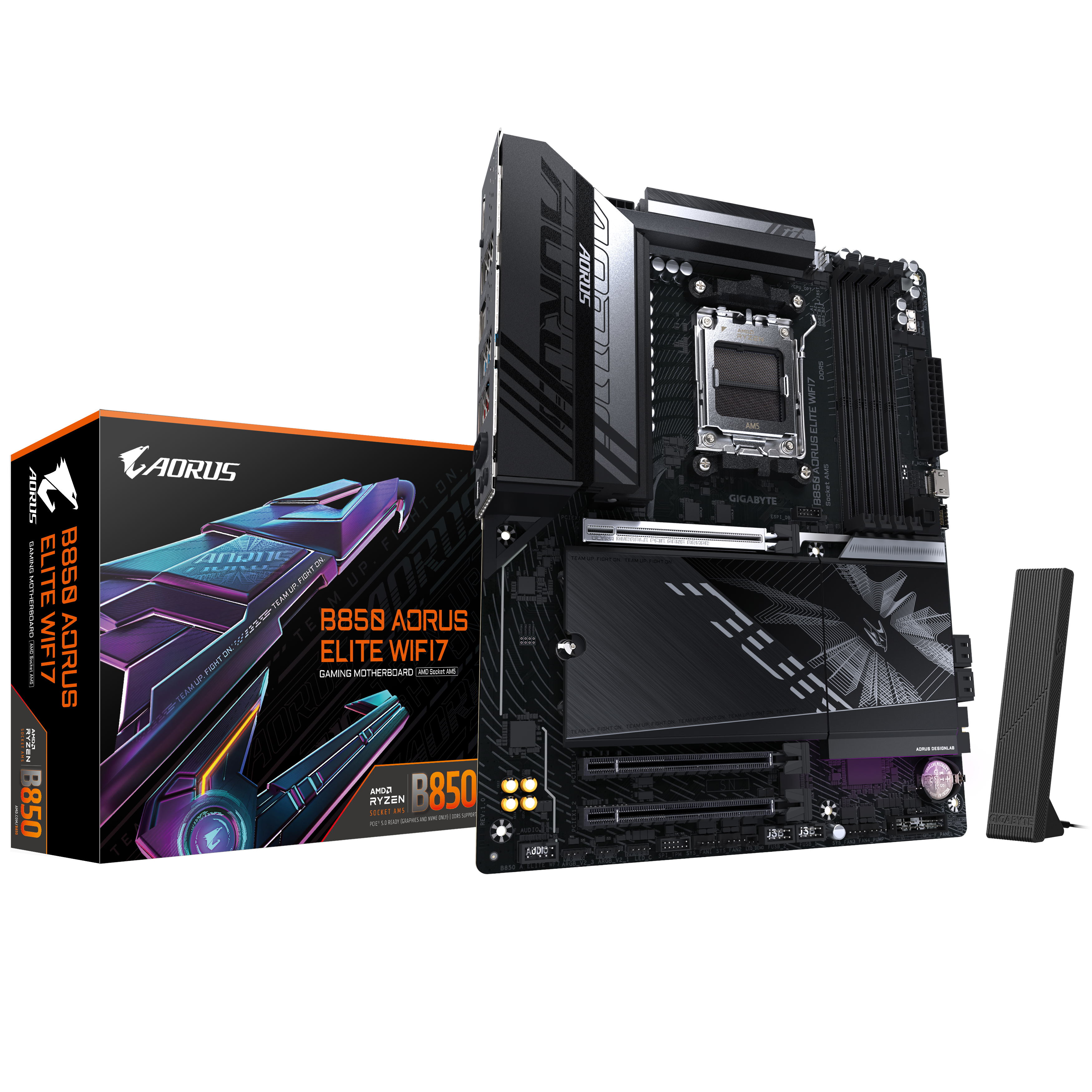 GIGABYTE B850 AORUS ELITE WIFI7 Bundkort - AMD B850 - AMD AM5 - DDR5 RAM - ATX Bundkort B850 A ELITE WF7