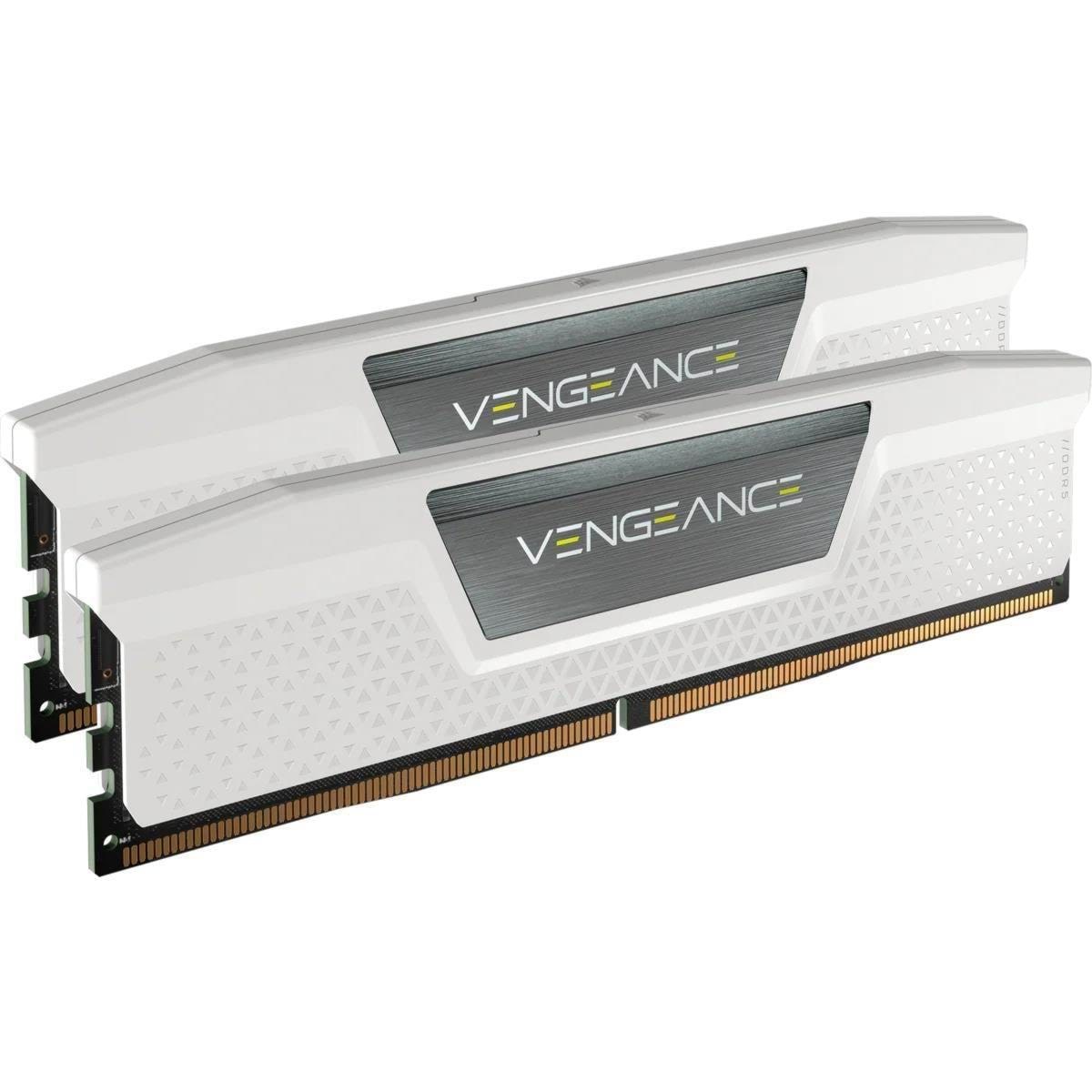 Corsair Vengeance DDR5-6000 - 32GB - CL30 - Dual Channel (2 pcs) - AMD EXPO & Intel XMP - Hvid Ram CMK32GX5M2B6000Z30W