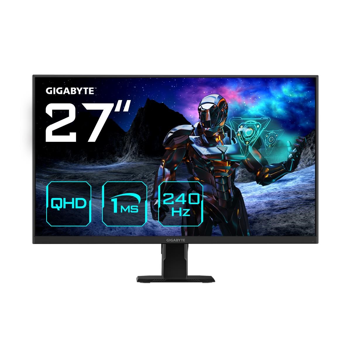 27" GIGABYTE GS27Q X - 2560x1440 (QHD) - 250Hz - IPS Computerskærm Black