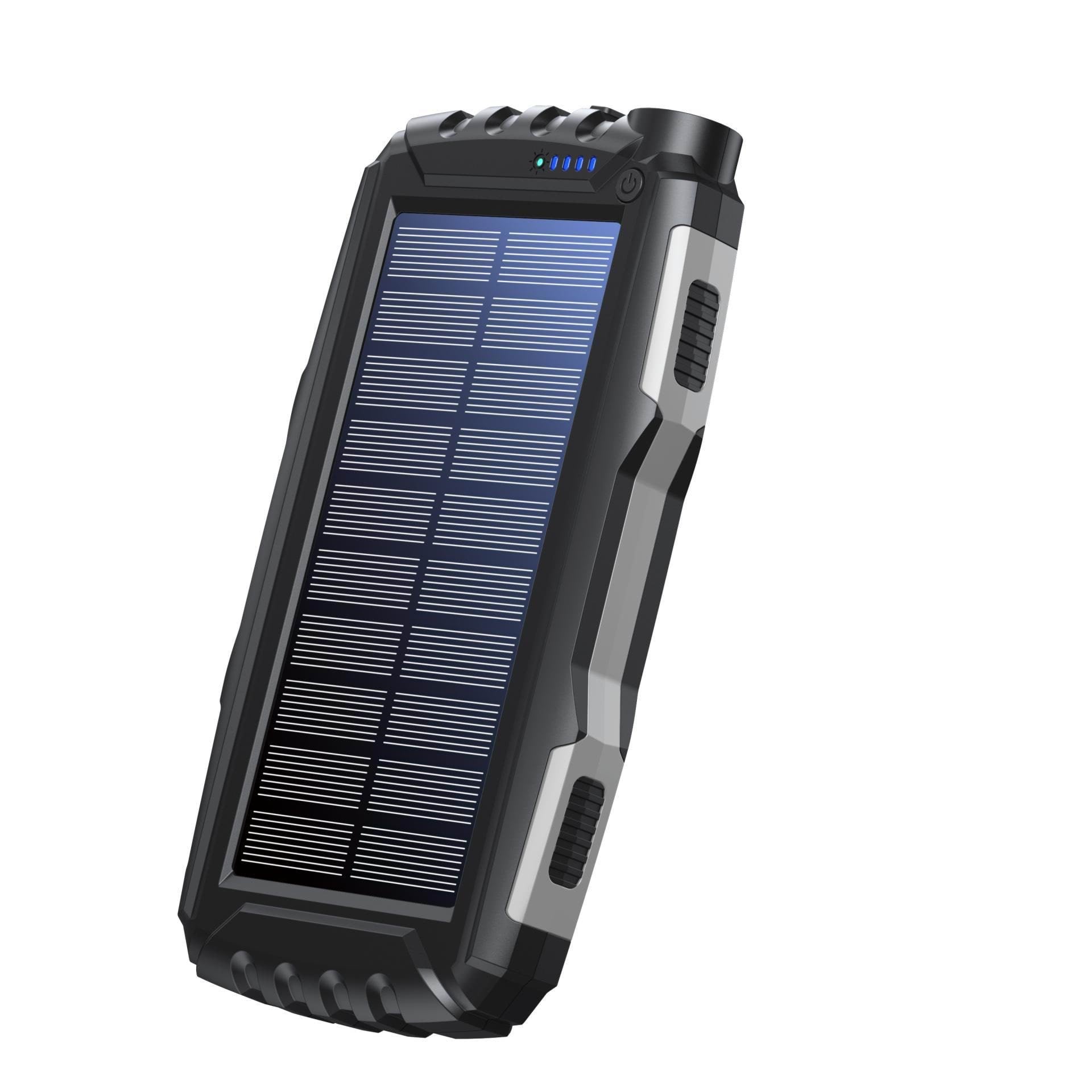 DENVER PSO-20010 MK2 - Solar Powerbank with 20.000mAh Battery and Triple USB Output - 20000 Ah