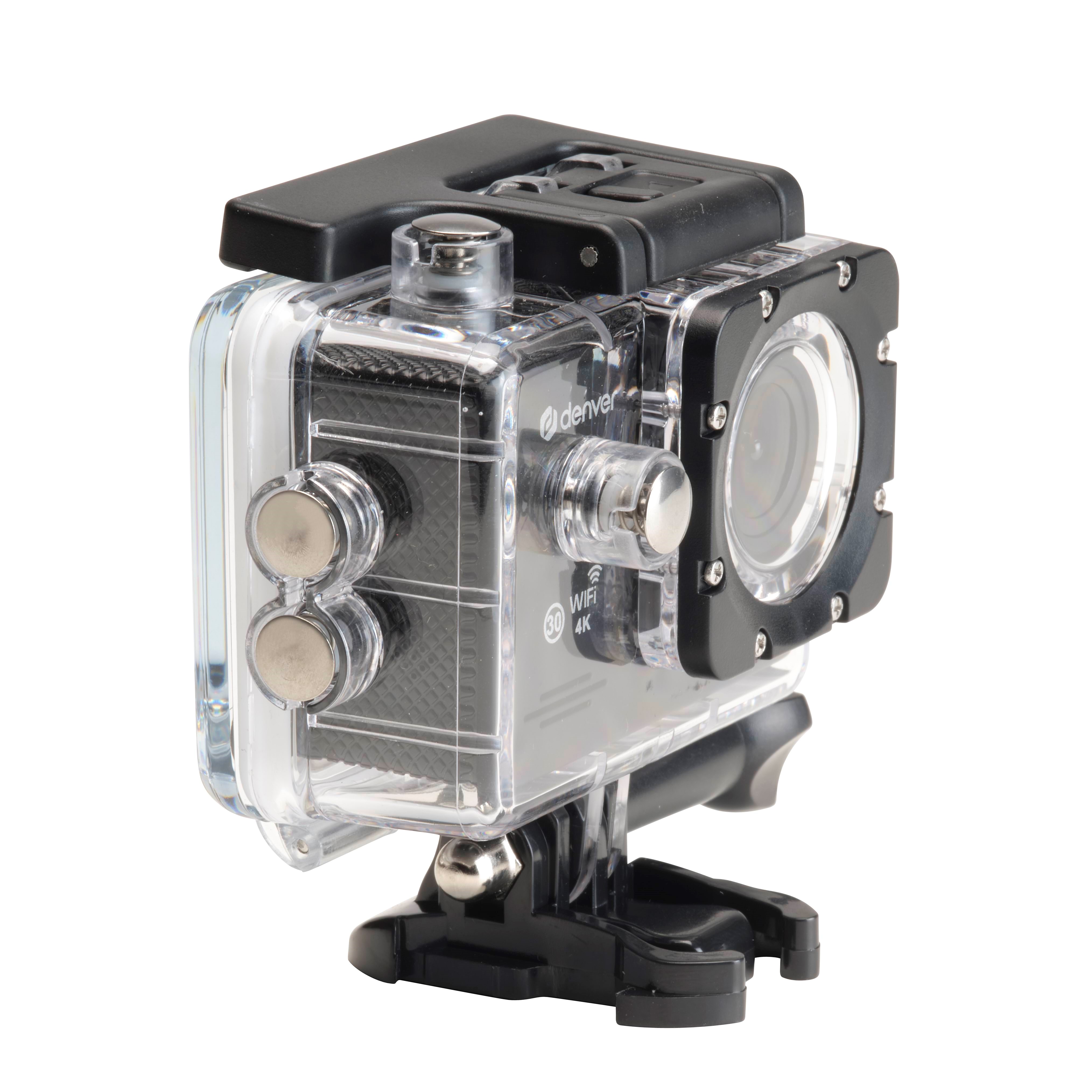 DENVER ACK-8064 - 4K Action Cam with Wi-Fi and LCD Screen Action Kamera Sølv