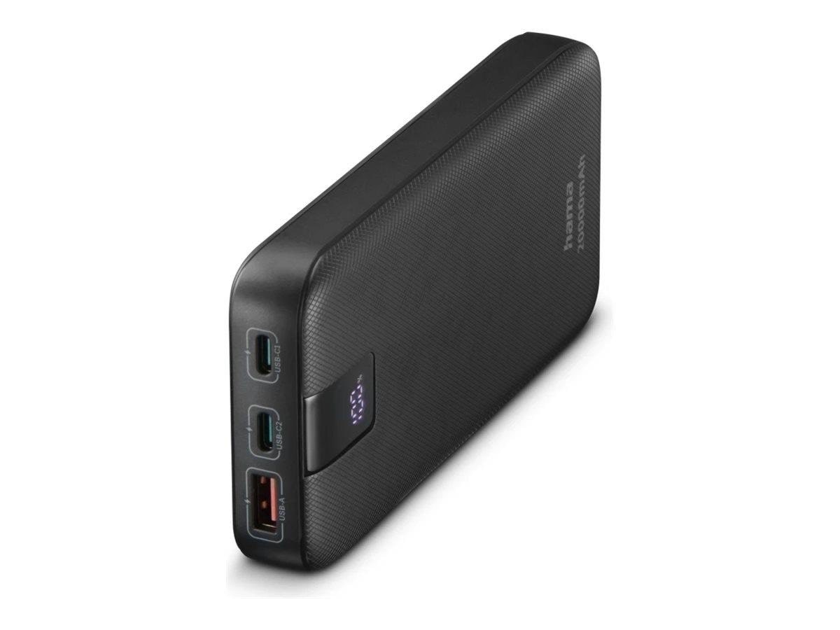 Hama PD 20 Power Pack 20000 mAh 2x USB-C USB-A Fast Charging Anthracite - 20000 mAh