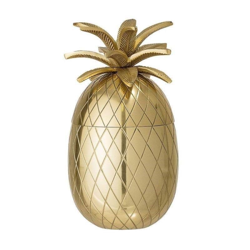 Bloomingville - Yuichi Pineapple Ice Bucket - Gold Køkkentilbehør 48601808