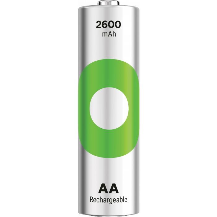 GP ReCyko AA Battery 2600 mAh NiMH 4-Pack Batteri 201246