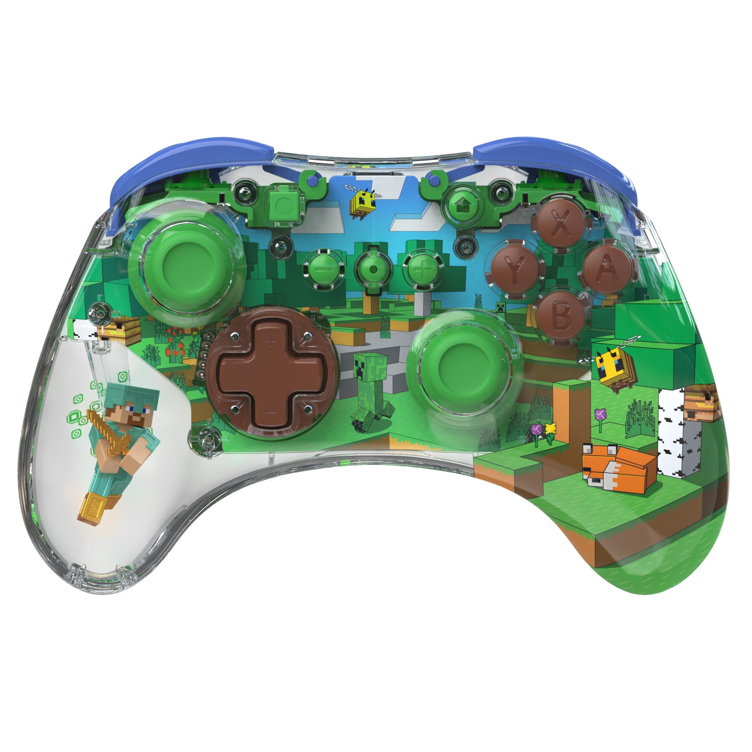 PDP REALMz - Minecraft Forest Biome - Wireless Controller - Nintendo Switch Spil Tilbehør 0708056073657