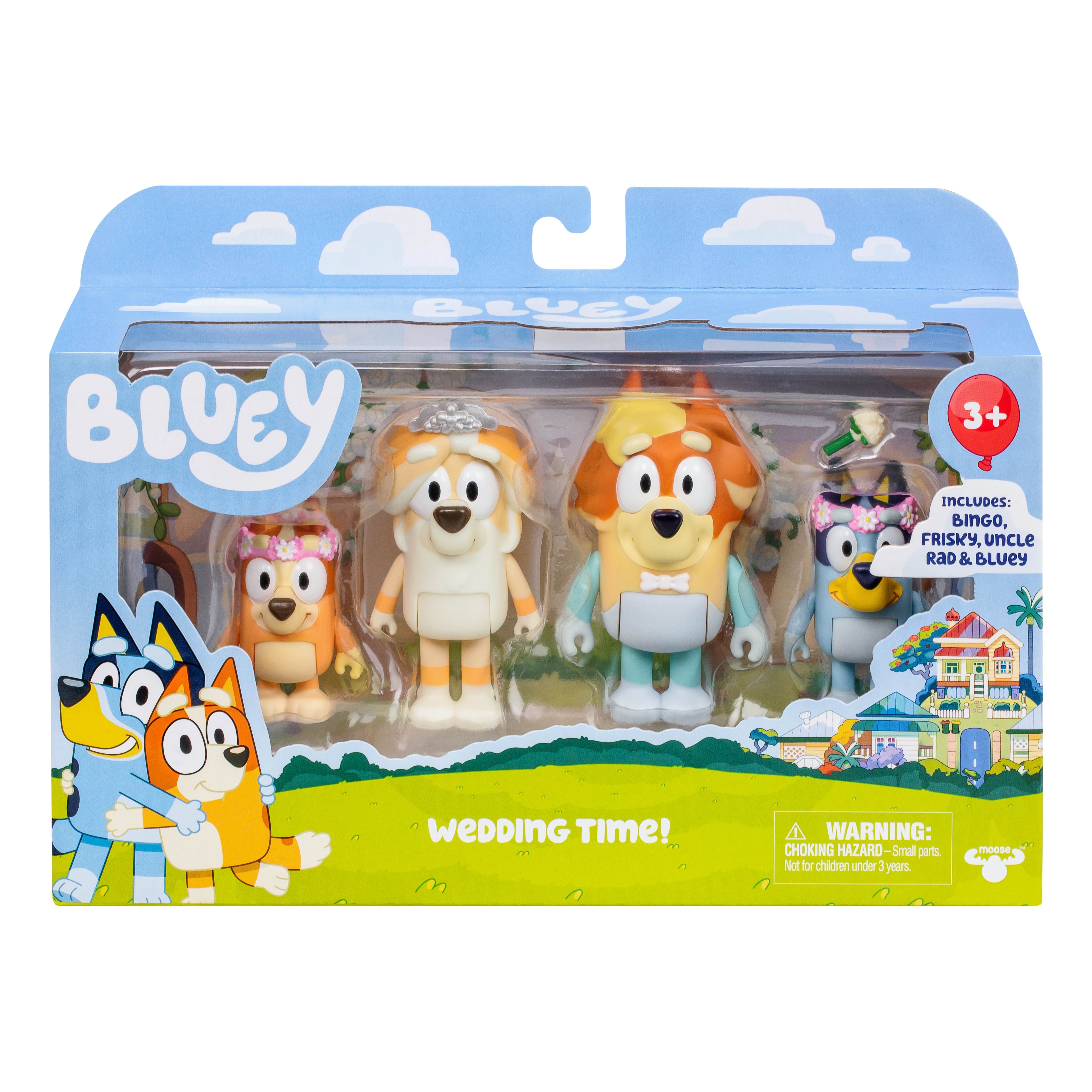 Bluey Figurer 4 pk. Bryllup Legetøj 90268