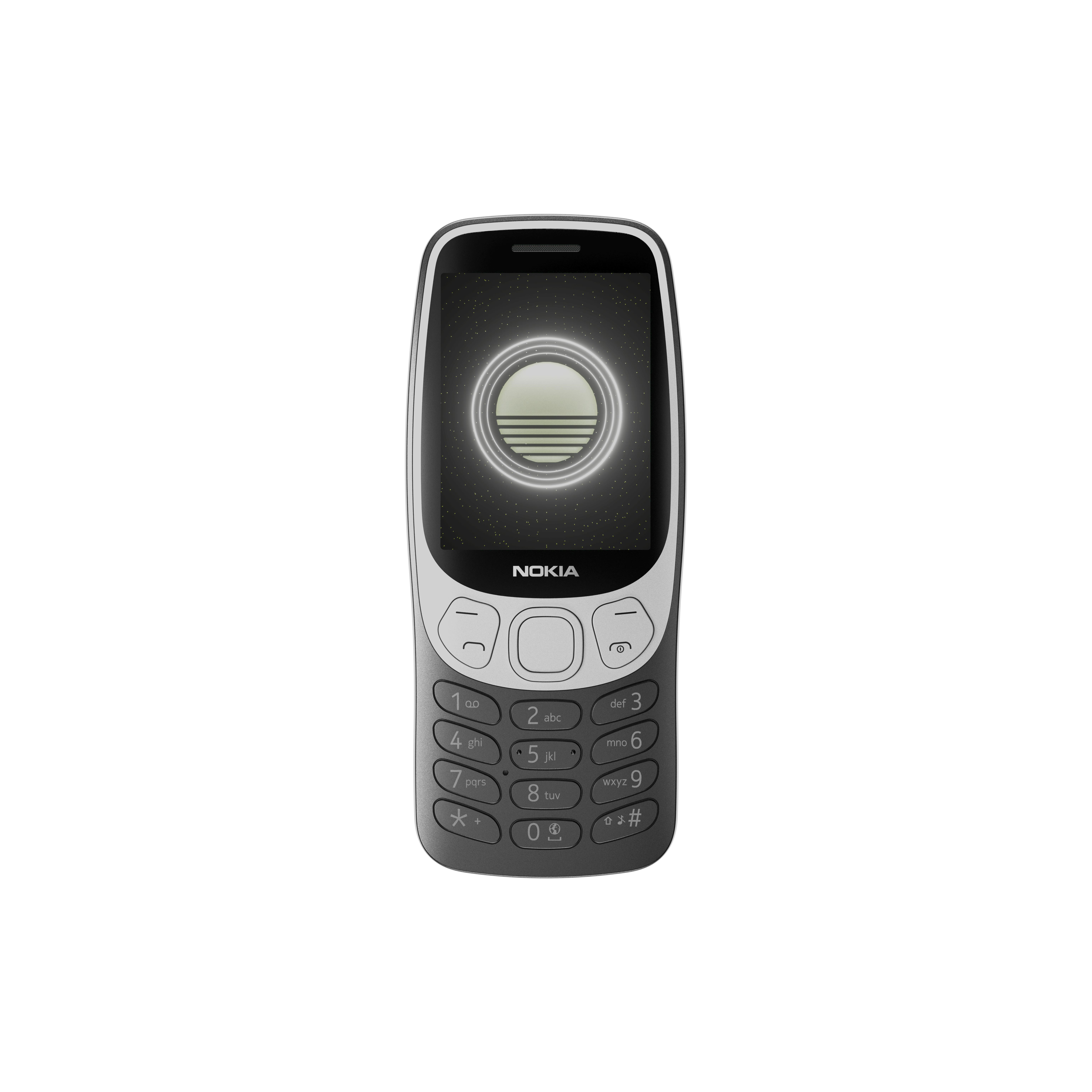 Nokia 3210 4G (2024) - Grunge Grey Mobiltelefon Grå 1GF025CPA2L14