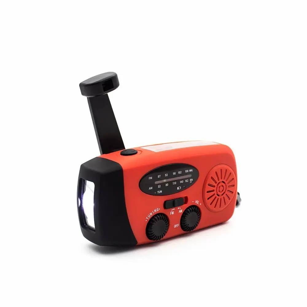 DENVER SCR-2005 - Emergency Radio - Solar - Dynamo - 2000 mAh Powerbank - FM Radio