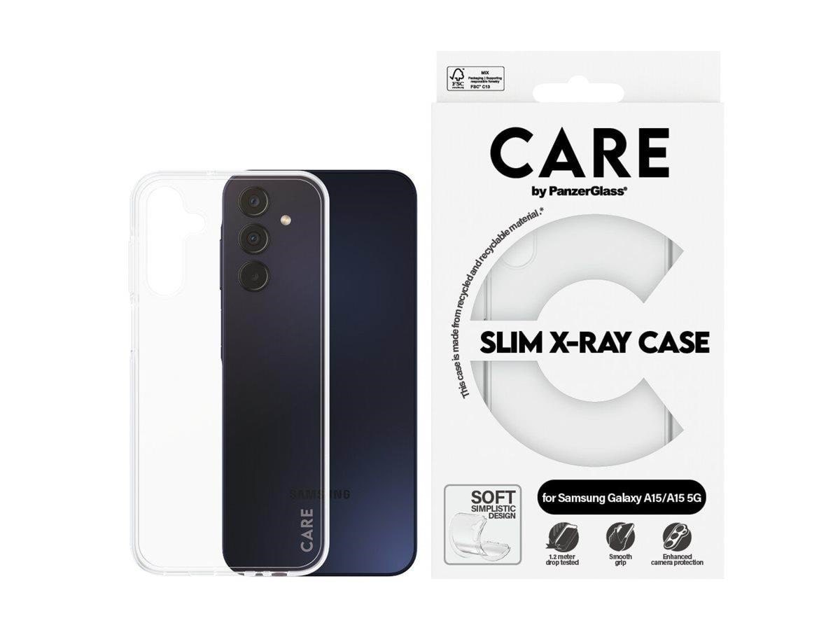 CARE by PanzerGlass Fashionable Case Transparent X-Ray Soft Basic Samsung Galaxy A15 5G Mobilcover PANZER1982