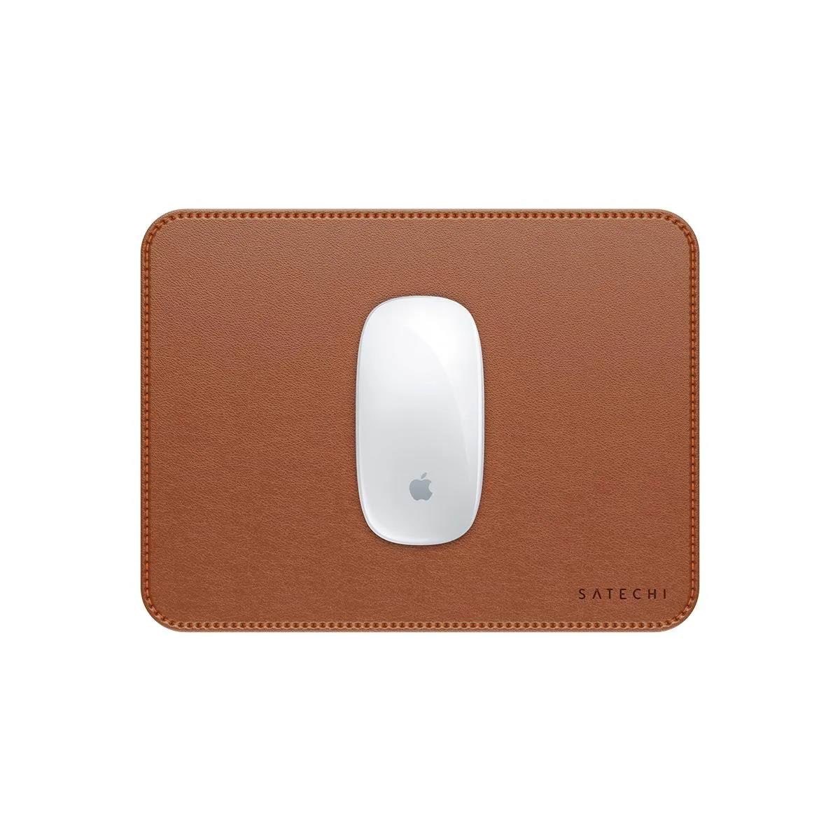 Satechi Vegan-Leather Premium Mousepad - Brown Musemåtte ST-LMPN