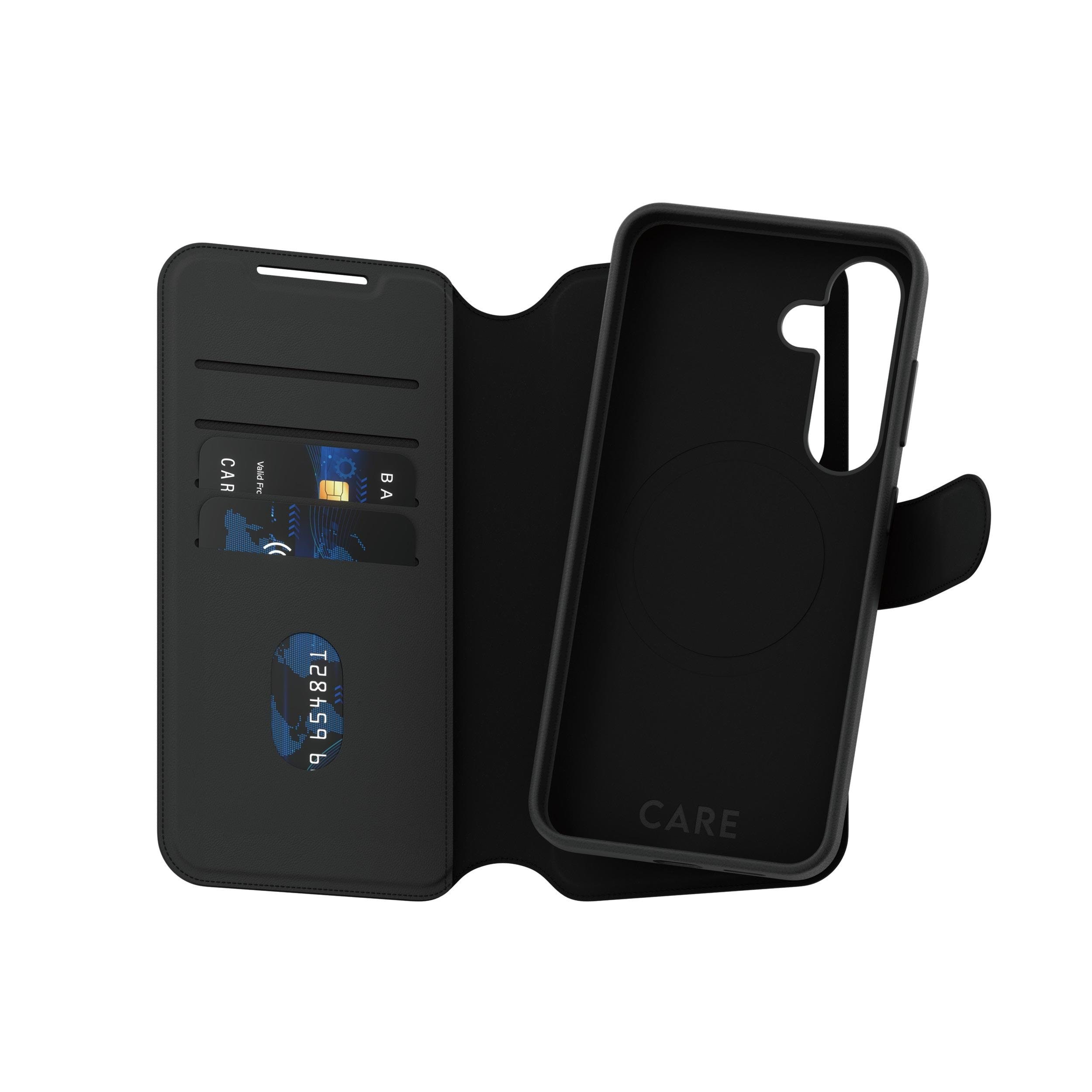 CARE by PanzerGlass Feature Case Tango Two-in-One Wallet w. QI Compatible Samsung Galaxy S25 Mobilcover CRRFTWLG38388